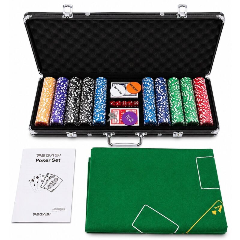 Pegasi pokerset 500 chips koffer Ultimate Value